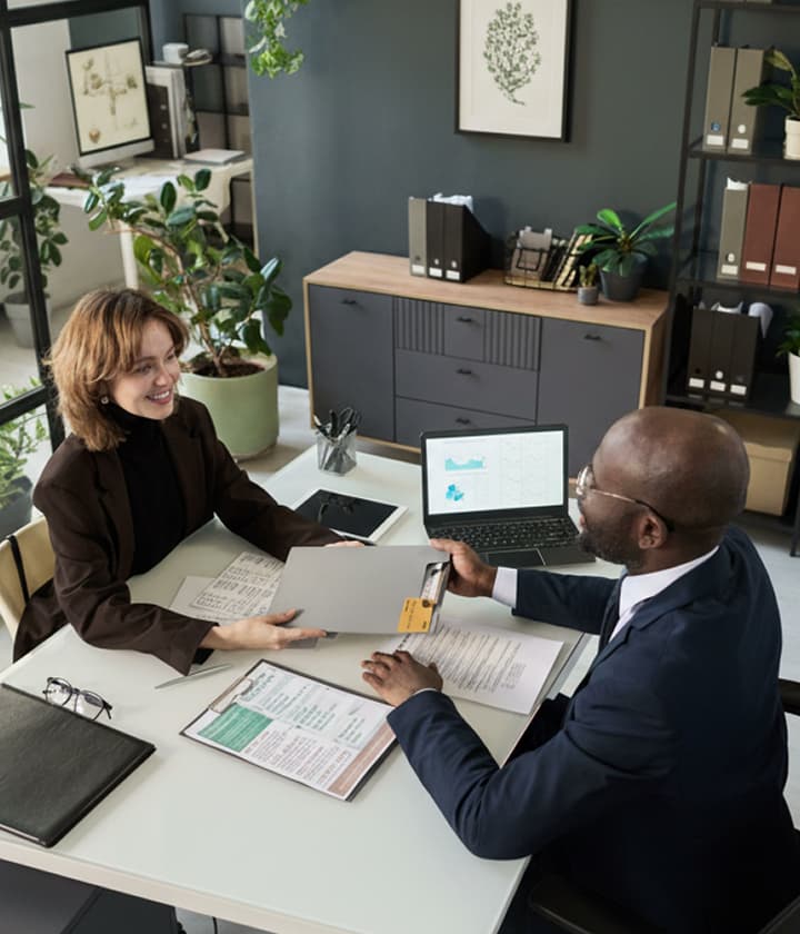 Business people office