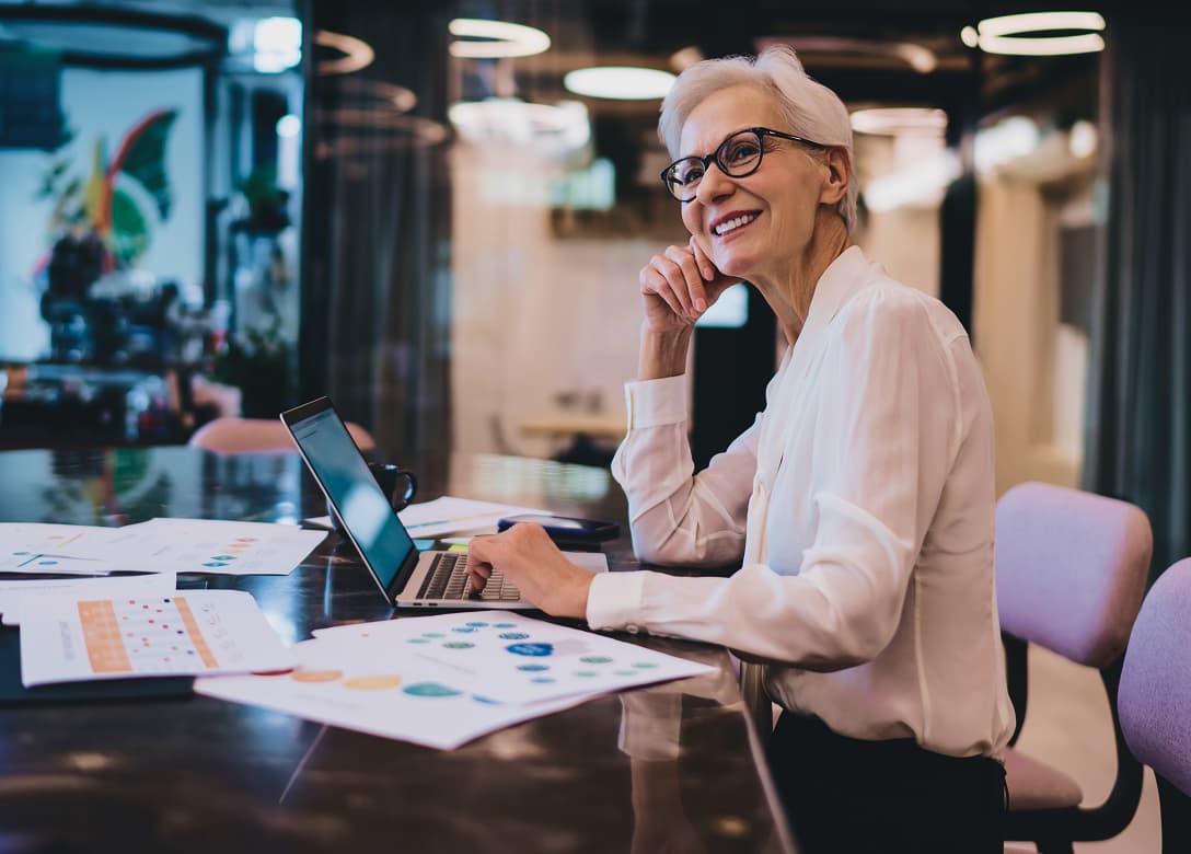 Image - Business woman smiling